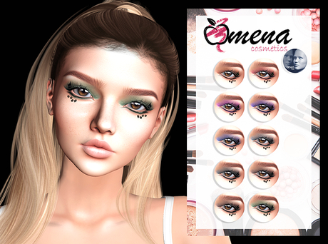 Second Life Marketplace - [OC] Omena Cosmetics Black Cat eyeshadow Genus
